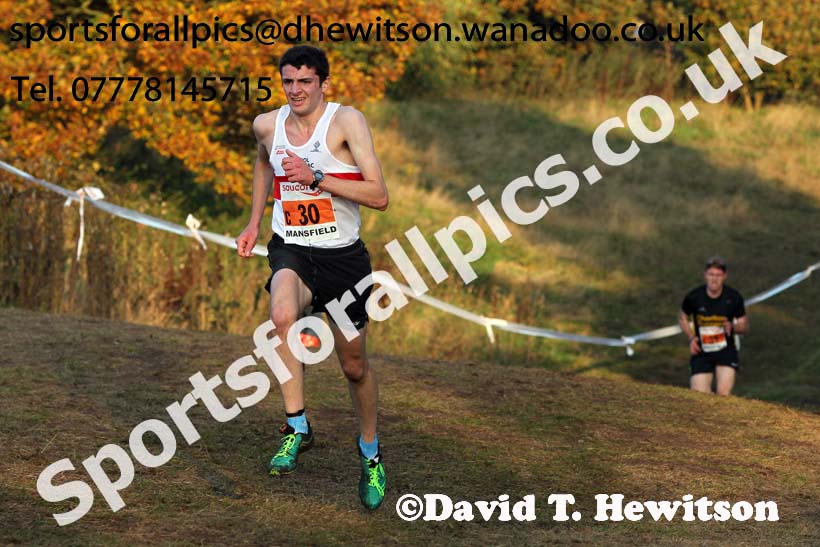Senior men, National Cross Country Relays, Berry Park, Mansfield. Photo: David T. Hewitson/Sports for All Pics
